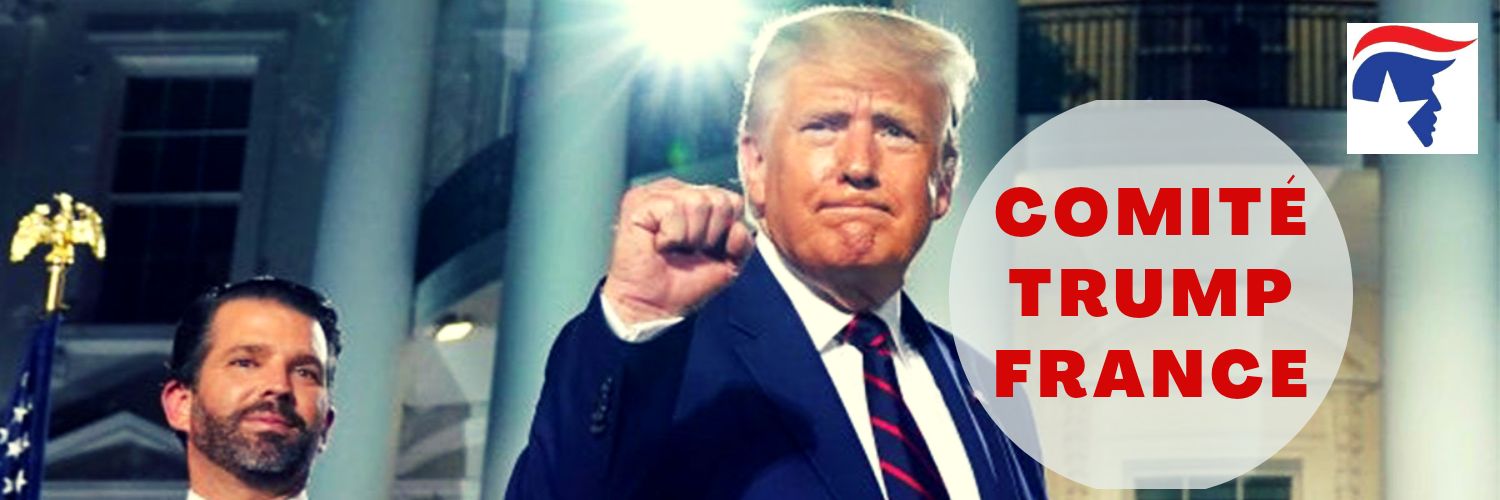 Comité Trump France's banner