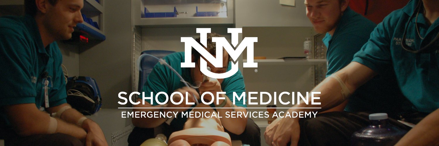 UNM EMS Academy banner