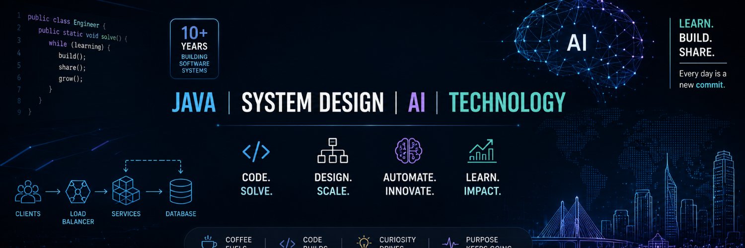 Hardik Dangodra | Tech, AI & Systems banner