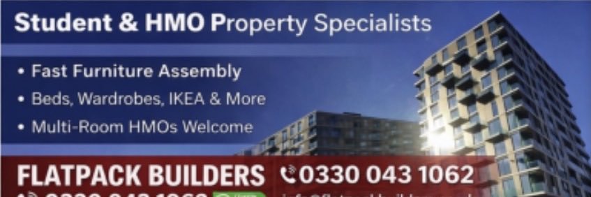 Flatpack builders banner