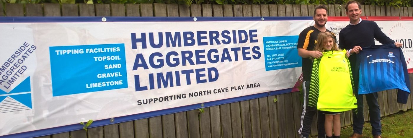 North Cave AFC Vets banner