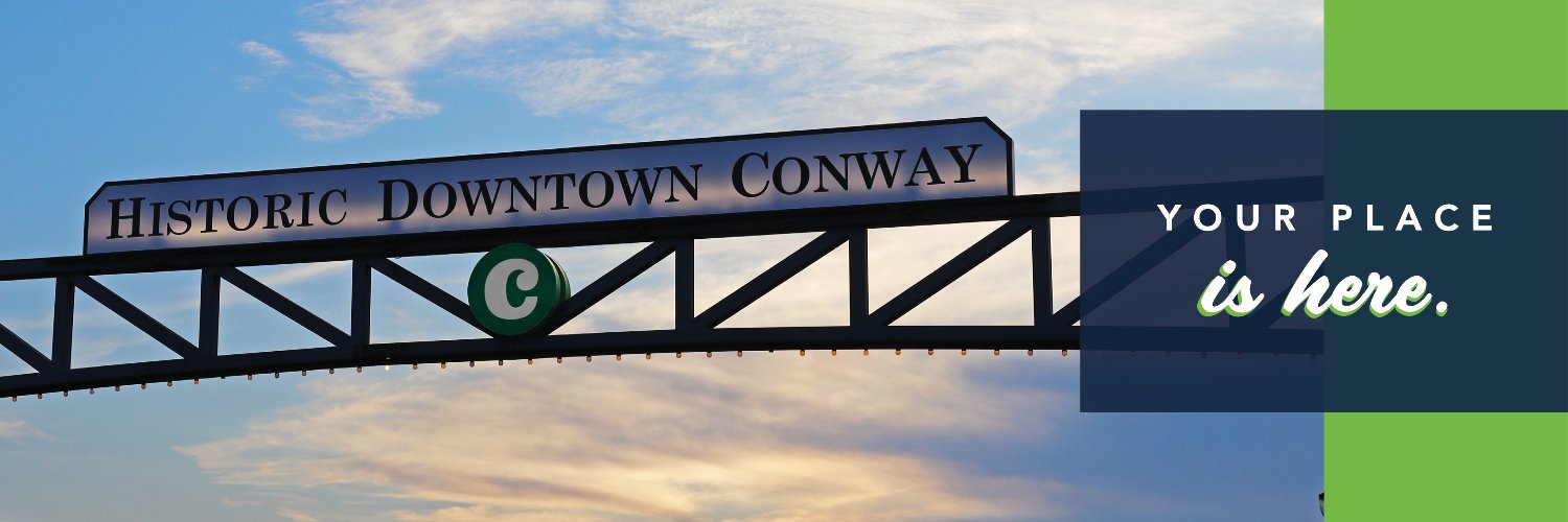 Downtown Conway banner