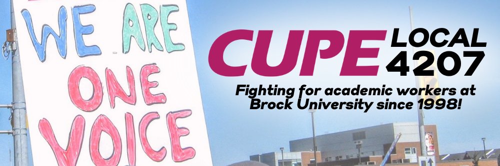 CUPE 4207 banner