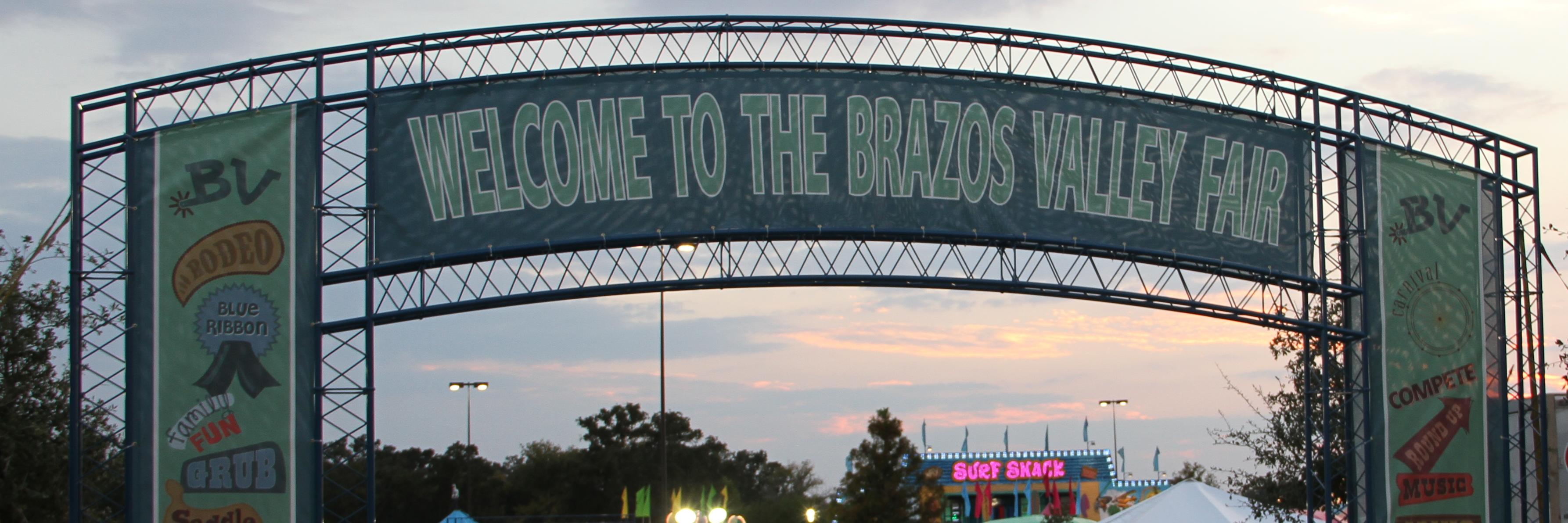 Brazos Valley Fair banner