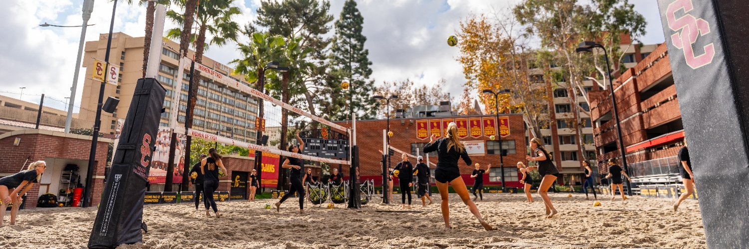 USC Beach Volleyball banner