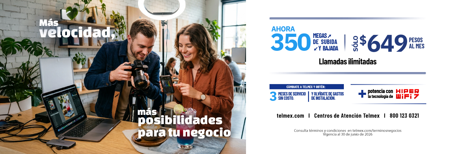 Teléfonos de México banner