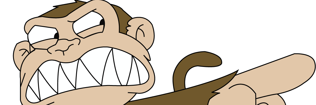 Pissed Off Monkey banner