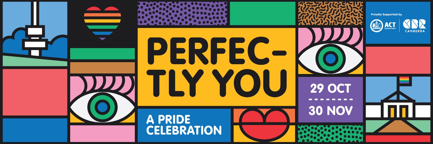 Canberra SpringOUT Pride Festival banner