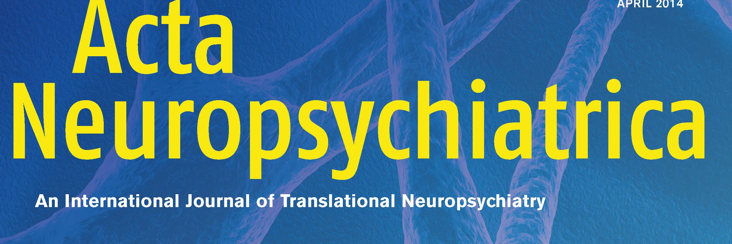 Acta Neuropsychiatrica's banner