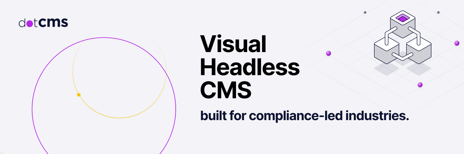 dotCMS banner
