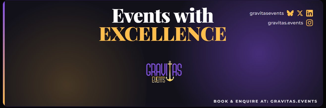 GravitasEvents's profile banner image