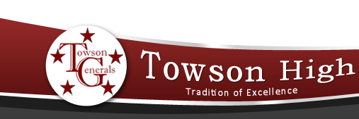 Towson High School banner