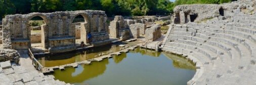 Albania in UNESCO banner