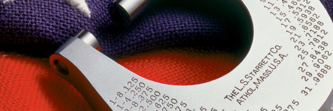 The L.S. Starrett Company banner