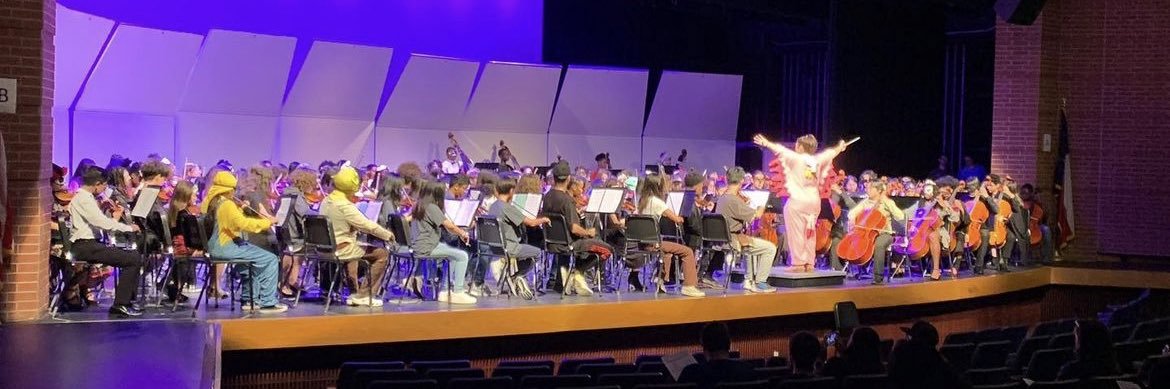 CySprings HS Orchestra banner