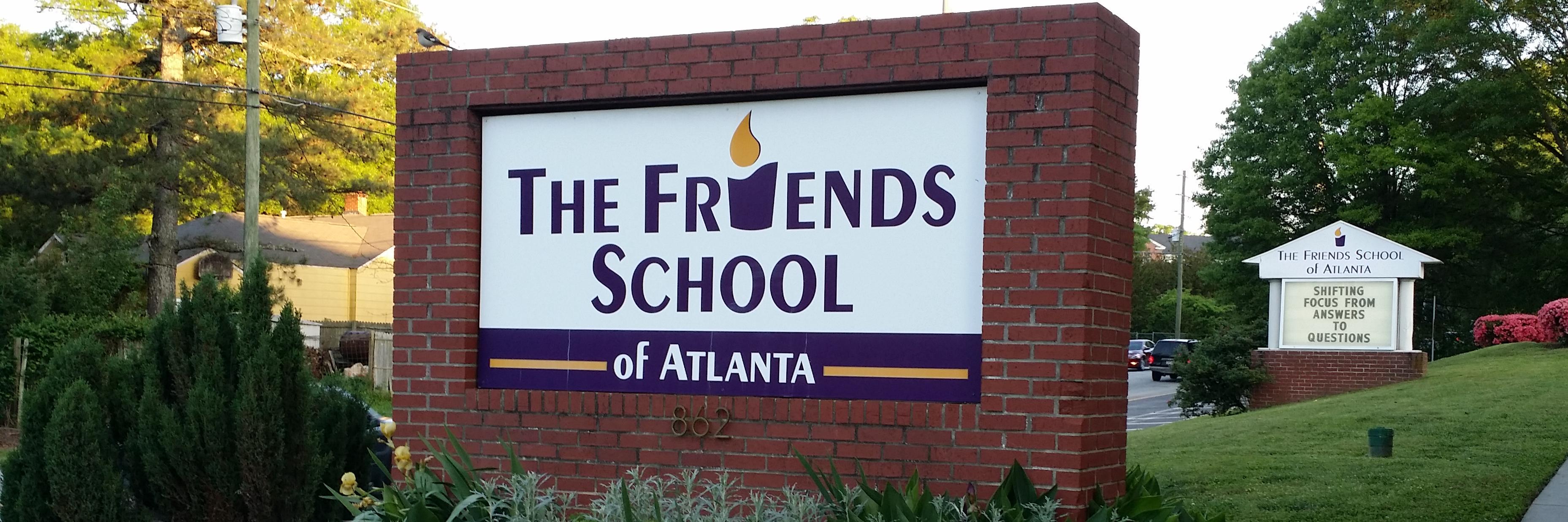 Friends School ATL banner