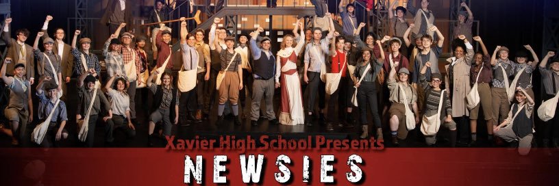 Xavier HS Drama Department banner