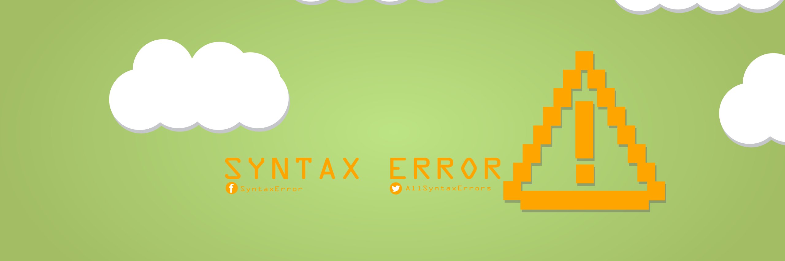 Syntax Error banner
