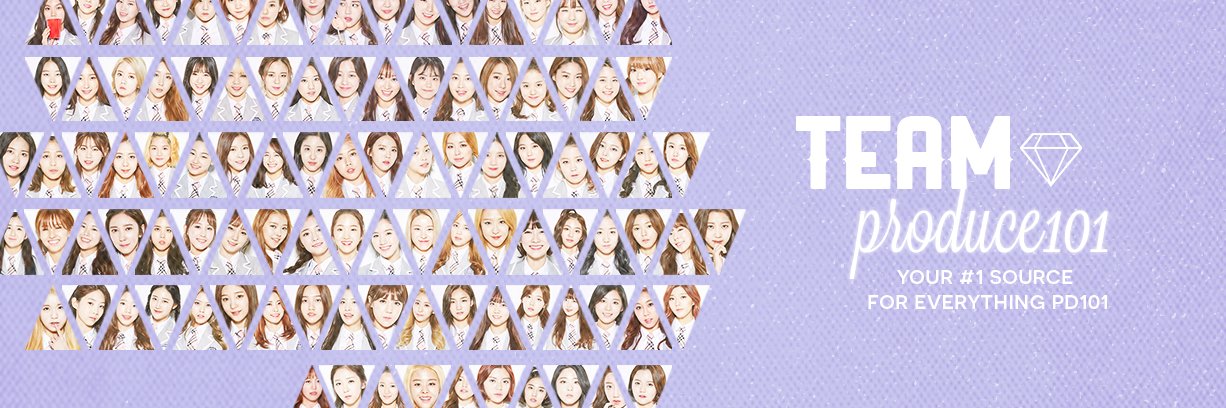 TEAM PRODUCE 101 banner