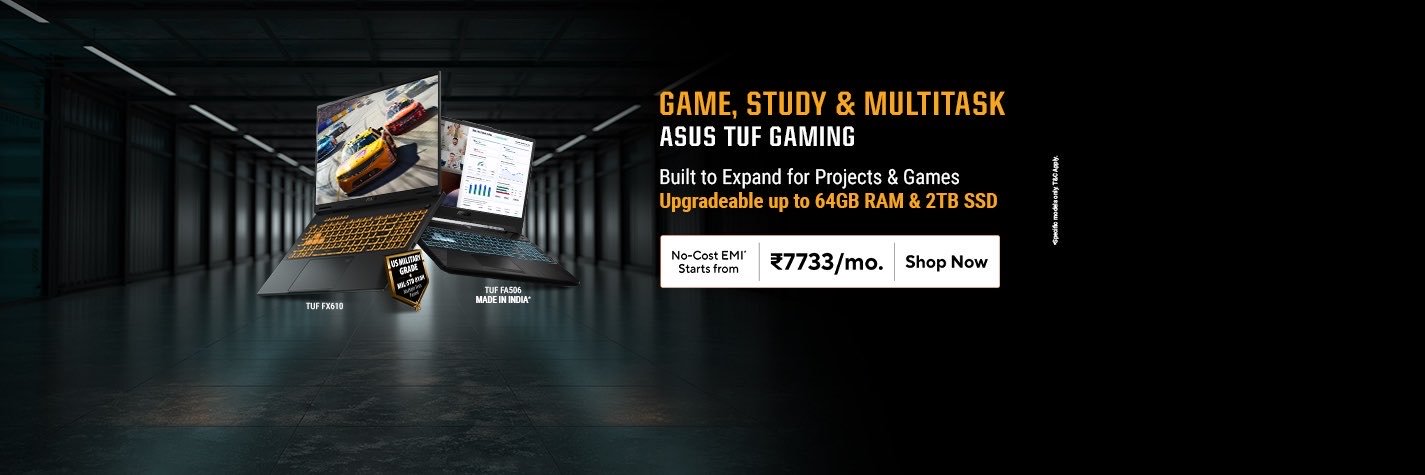 ASUSIndia's profile banner image