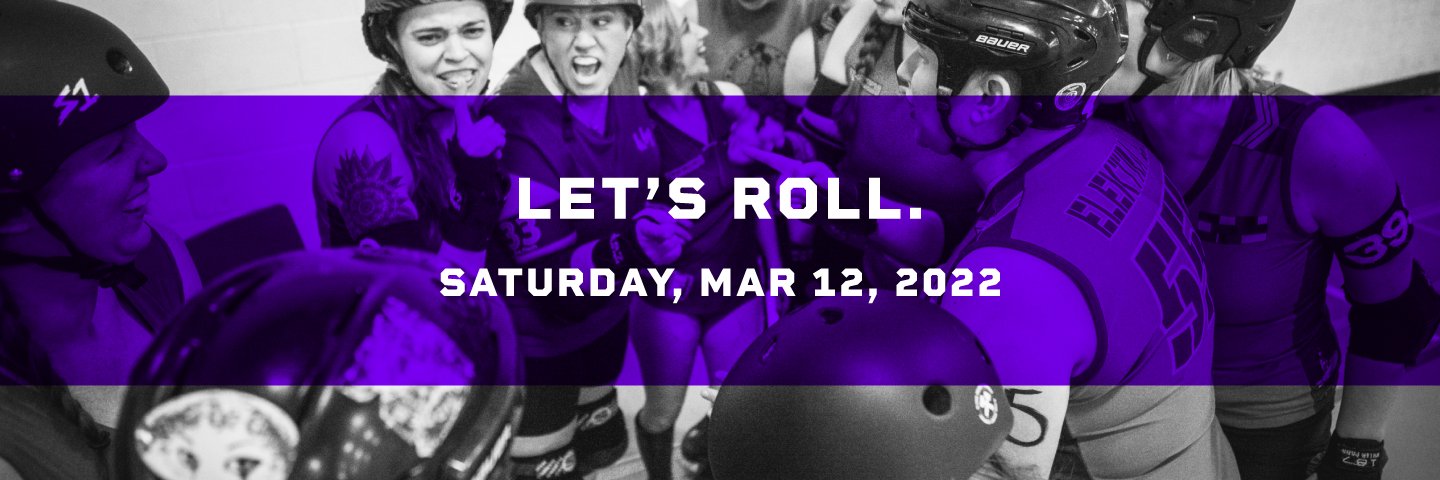 Calgary Roller Derby banner
