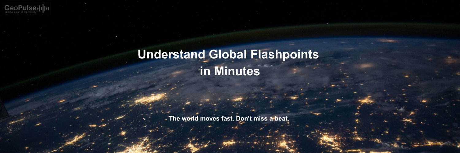 GeoPulse banner