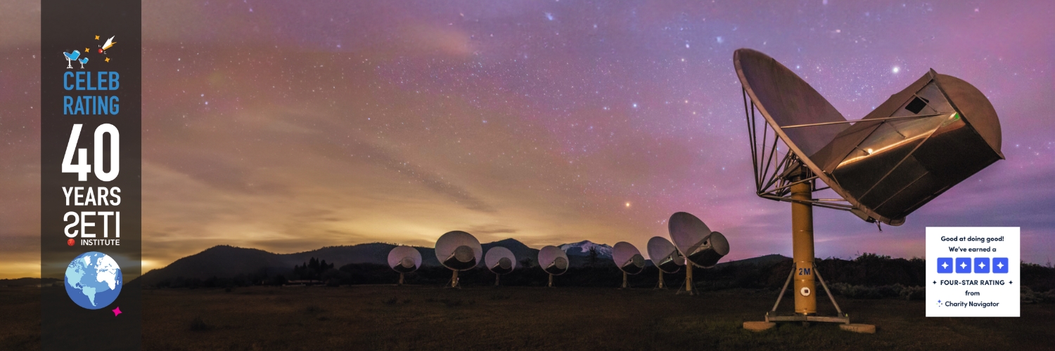 The SETI Institute's banner