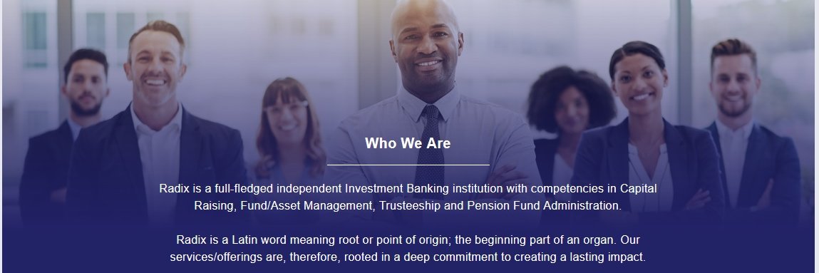 Radix Capital banner