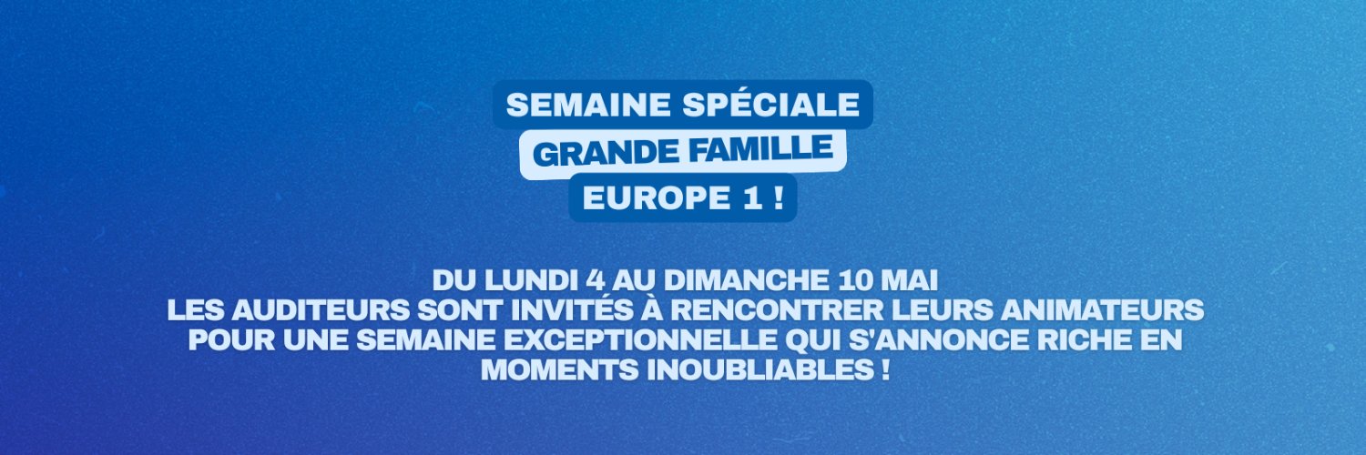 Europe 1 banner