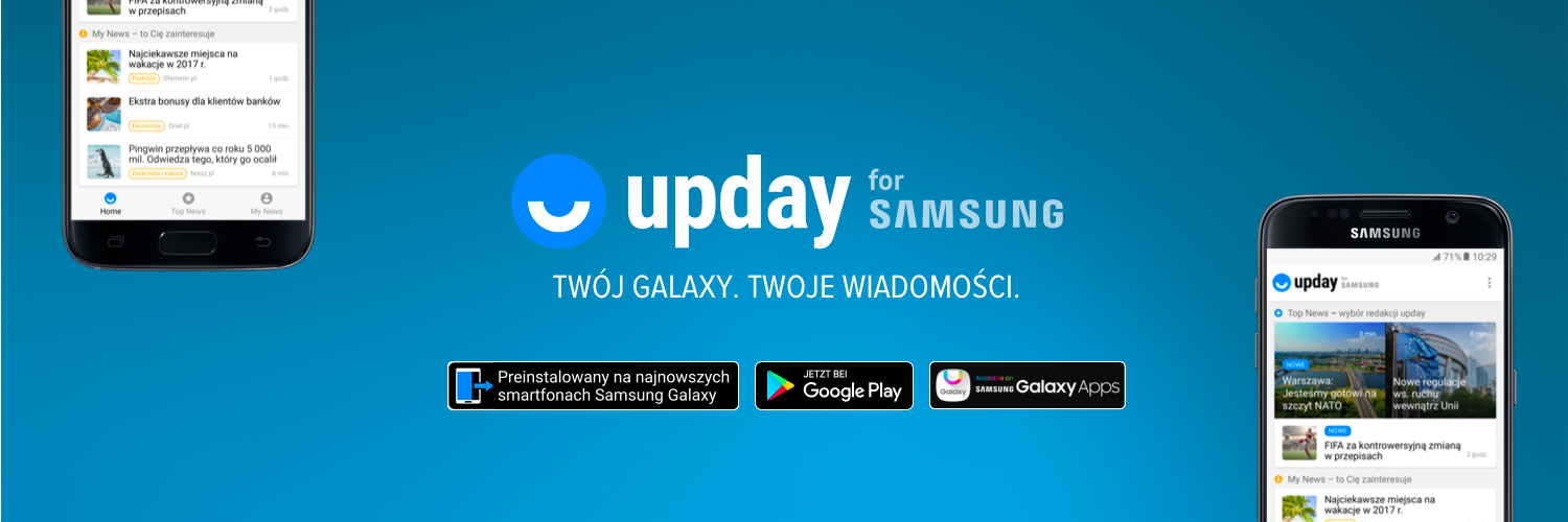 upday for Samsung PL banner