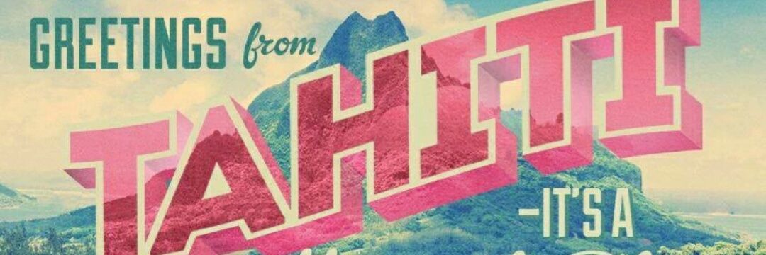 Twitter banner for @tahiti