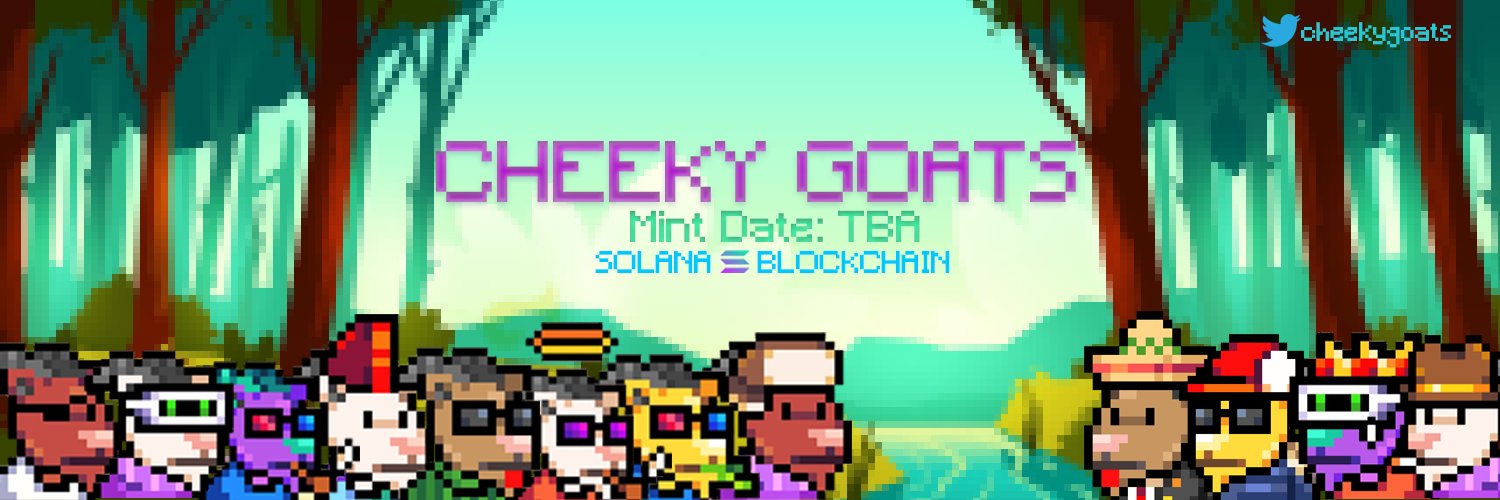 Cheeky Goats || Mint is Live || Free Mint banner
