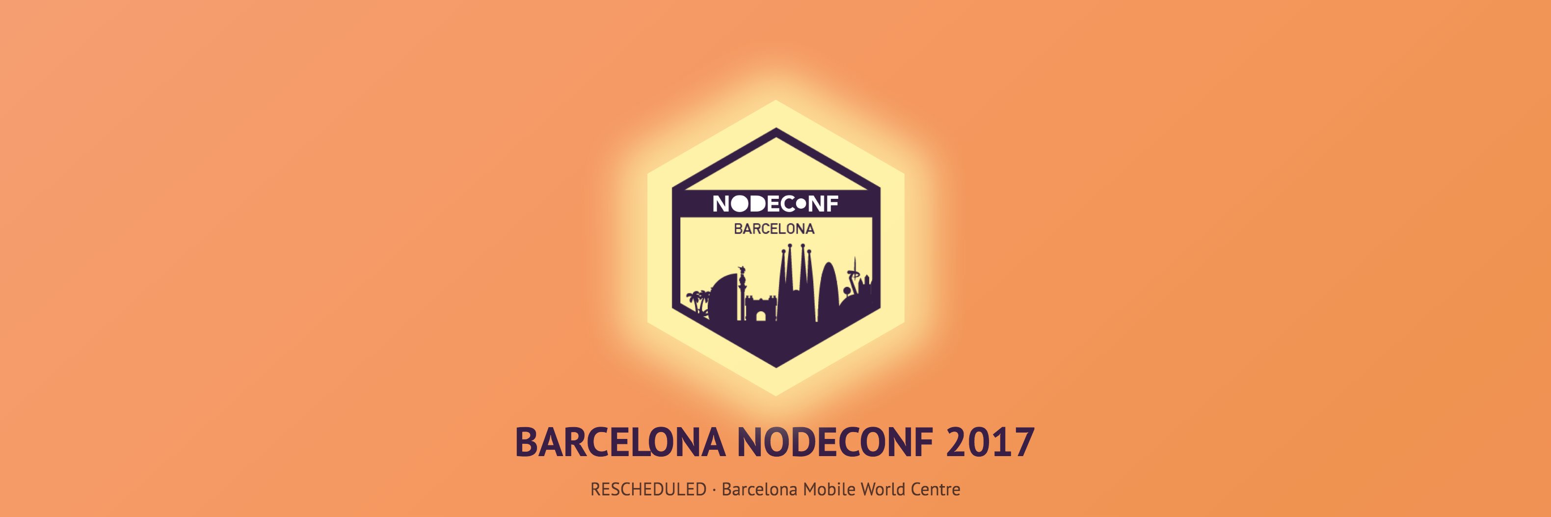 NodeConf Barcelona banner