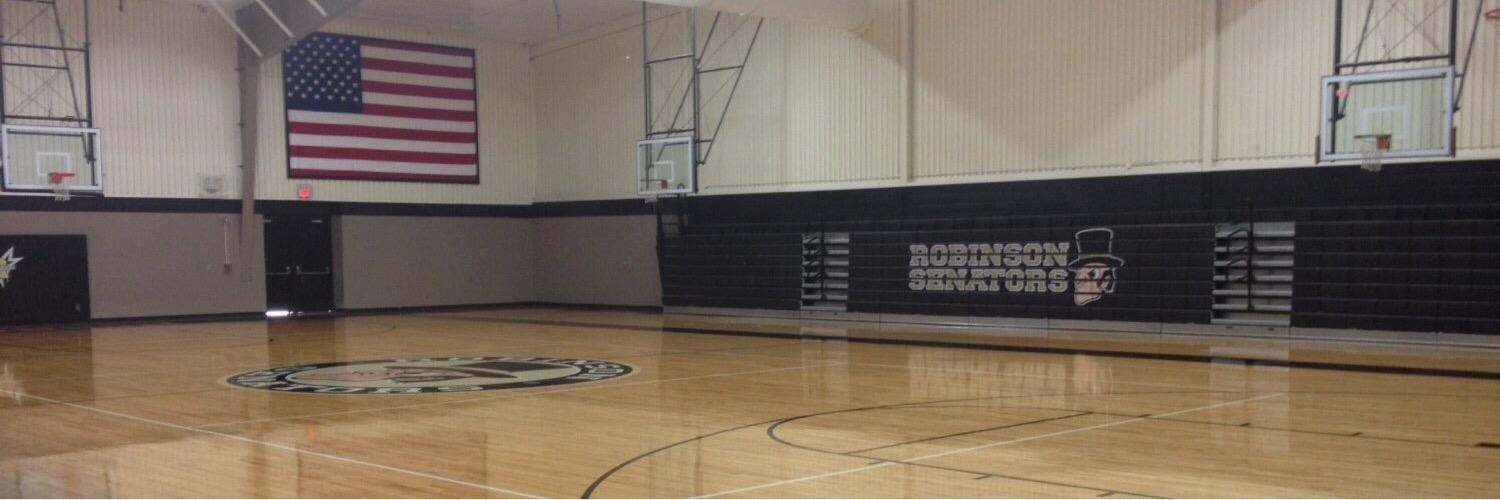 Robinson Basketball banner