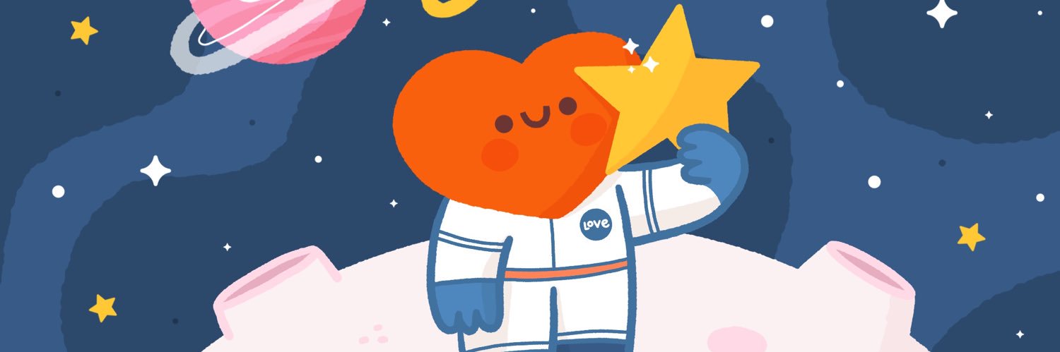 Ilaria draws Coldplay 🌙✨'s banner