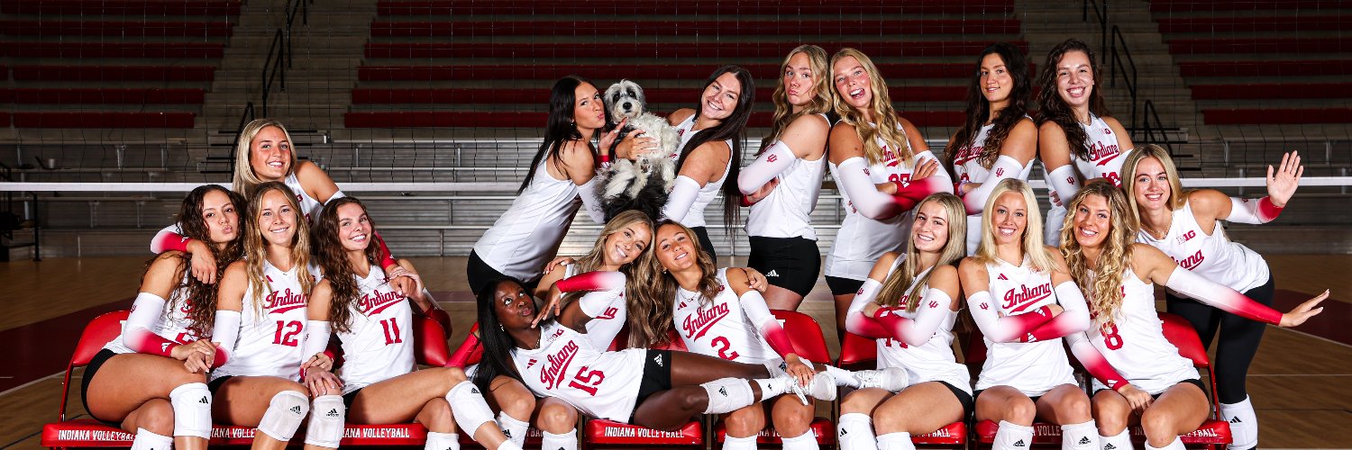 Indiana Volleyball banner
