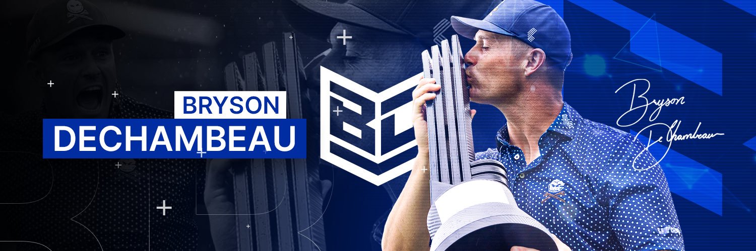 Bryson DeChambeau's banner