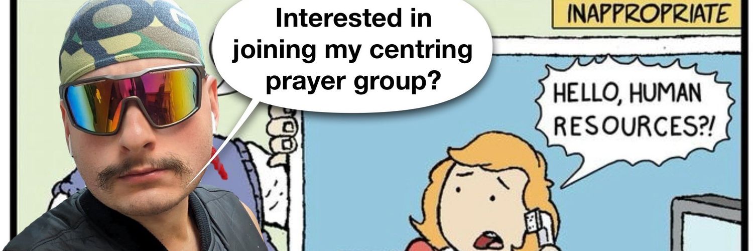 Mike, Centering Prayer Strongman banner