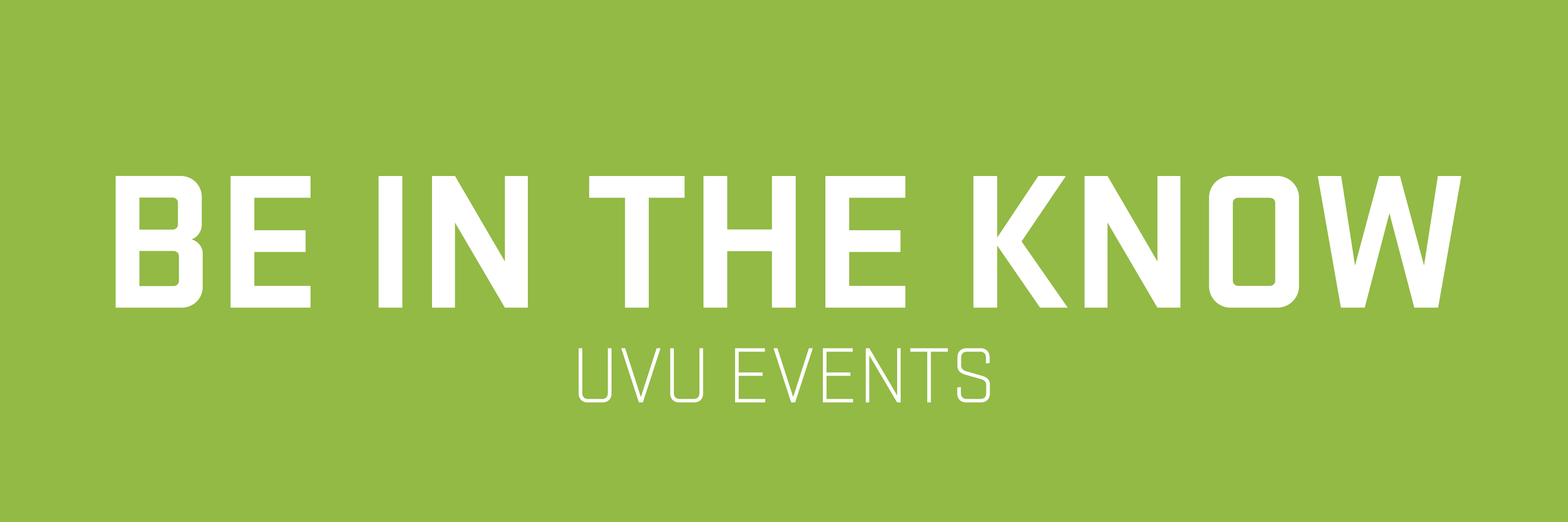 EventsUVU's profile banner image