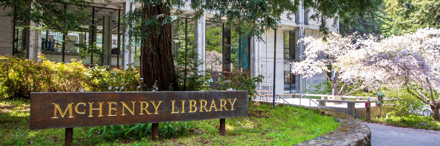 UCSC Library banner