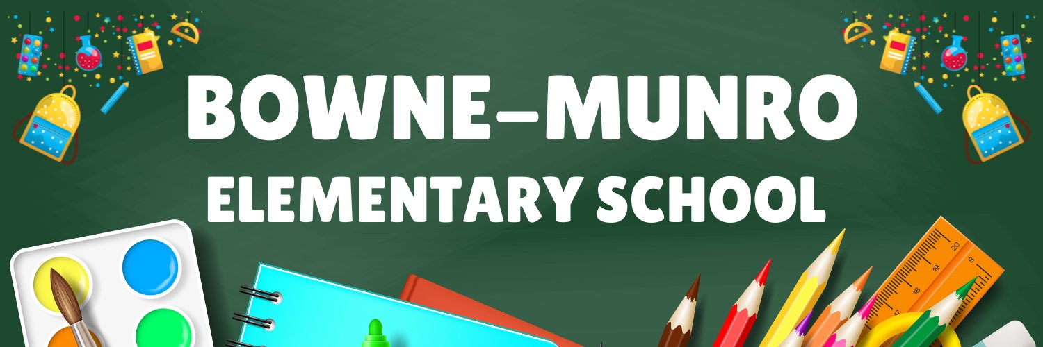 Bowne-Munro Elementary School banner