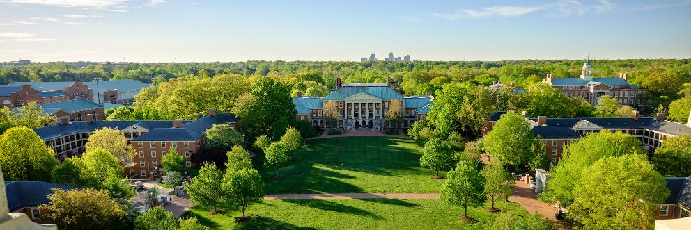 Wake Forest University banner