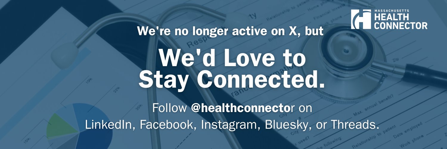 Massachusetts Health Connector banner