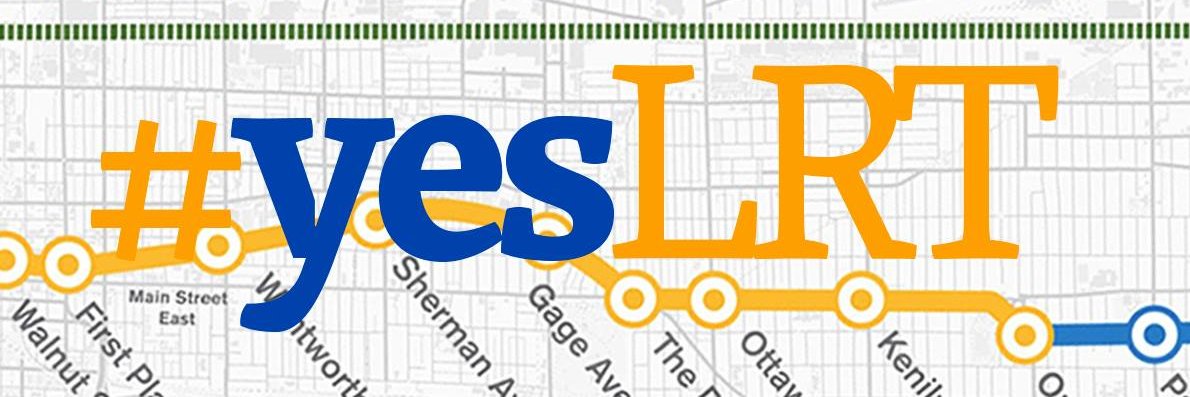 #Yes LRT Hamilton banner