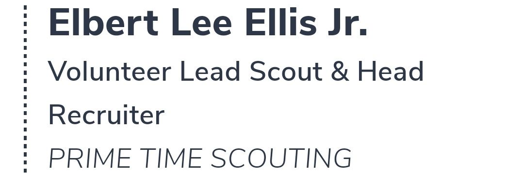 Elbert L. Ellis, Jr. Volunteer banner