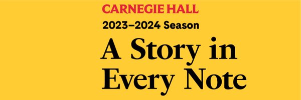 Carnegie Hall Profile Banner