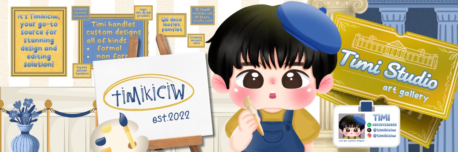 Ticiw — OPEN JASA DESAIN / ORDER KE WA banner