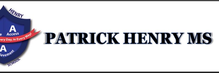 Patrick Henry MS banner