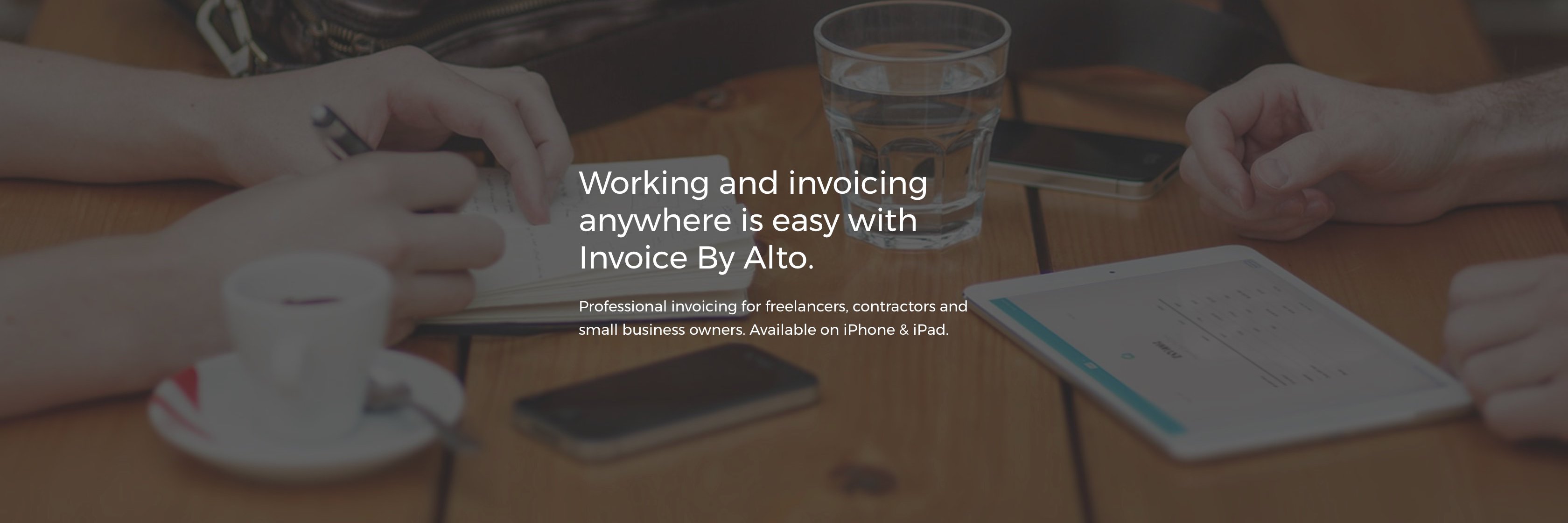 Invoice by Alto banner