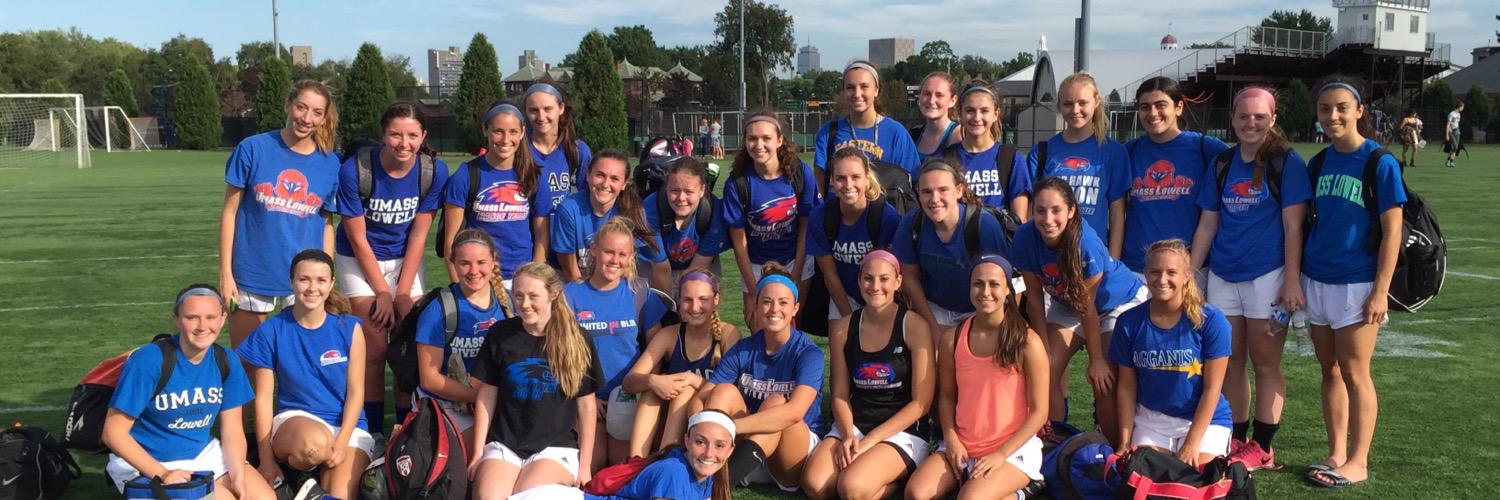 UML W. Club Soccer banner